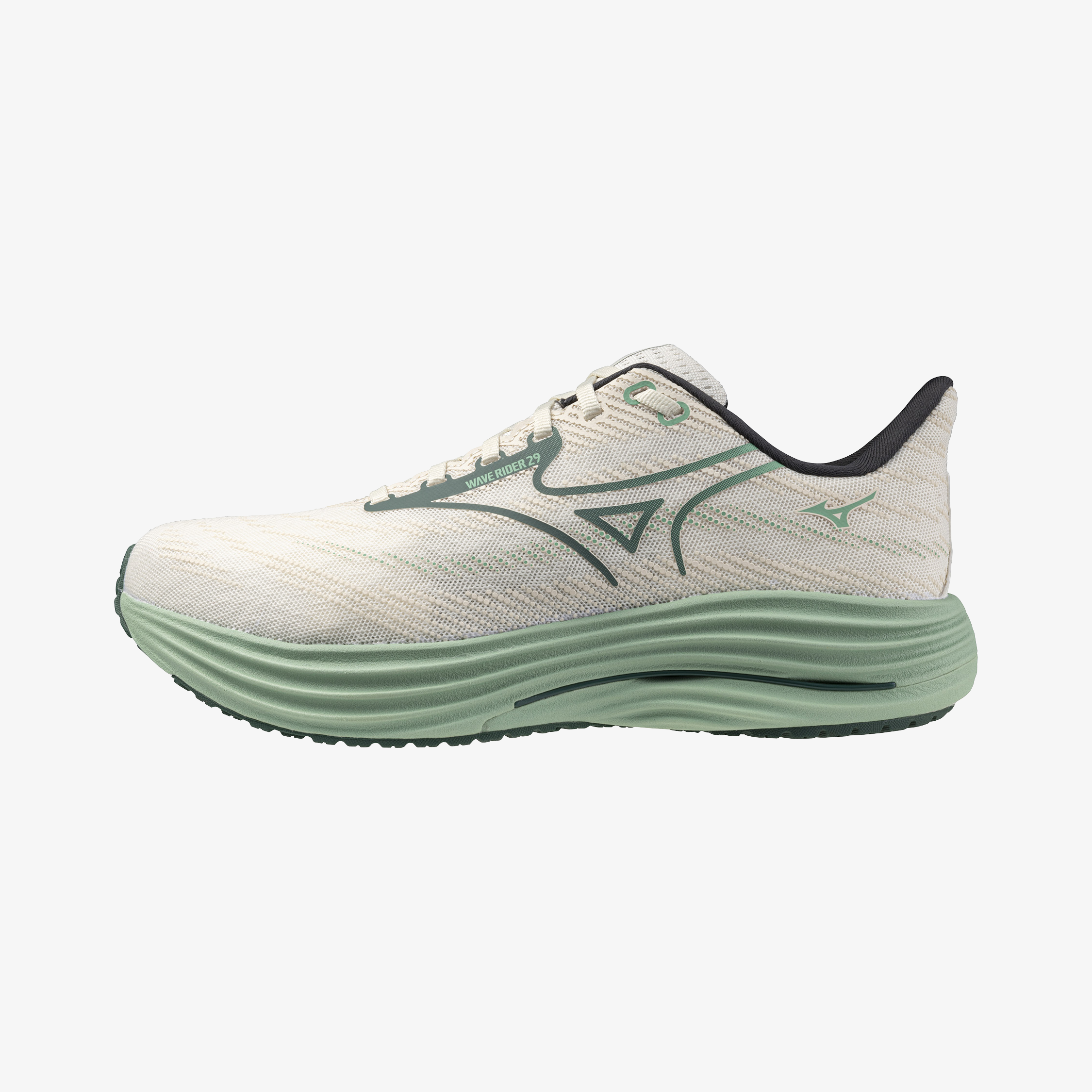 Grey Mizuno Wave Cruise 10 Online WAVE RIDER 29 WIDE Men's Running