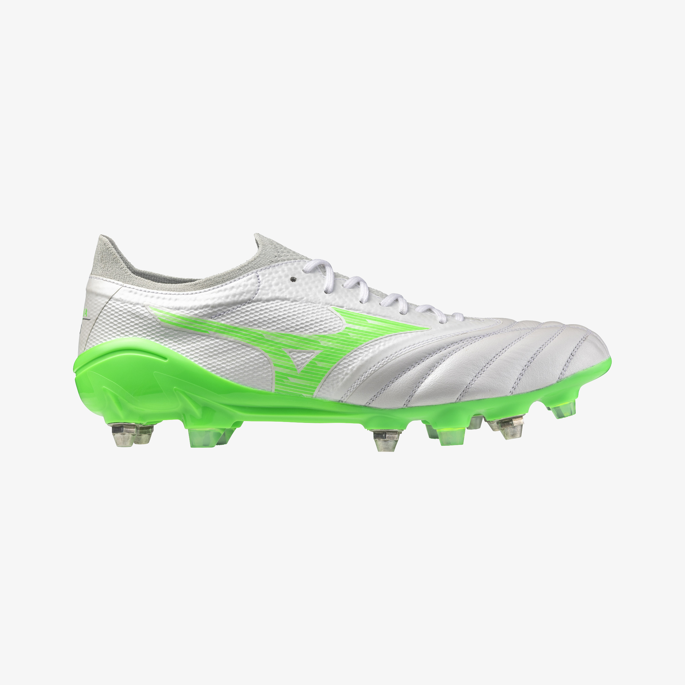 【新品未使用】Mizuno Morelia NEO KL MIX Mizuno Morelia Neo II K-Leather FG - White/Gold - Firm